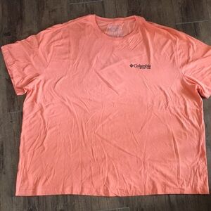 Columbia Men's Orange T-Shirt 3X